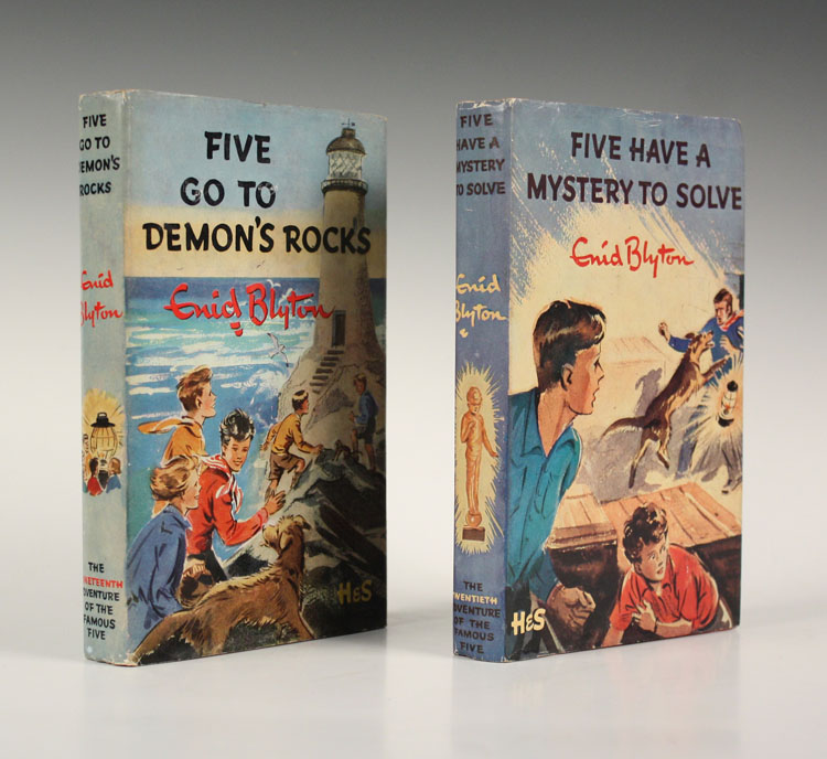 BLYTON, Enid. Five Go To Demon’s Rocks. [N.p. but London:] Hodder & Stoughton, 1961. First
