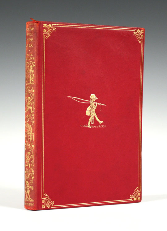 MILNE, A.A. Now We Are Six. London: Methuen & Co. Ltd., 1927. First edition, 8vo (188 x 119mm.)