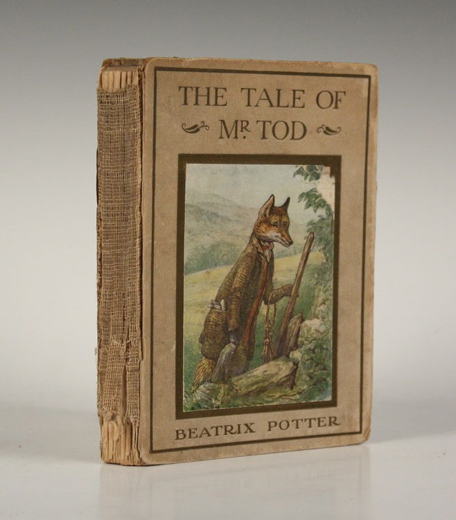 POTTER, Beatrix. The Tale of Mr Tod. London & New York: Frederick Warne & Co., 1912. First