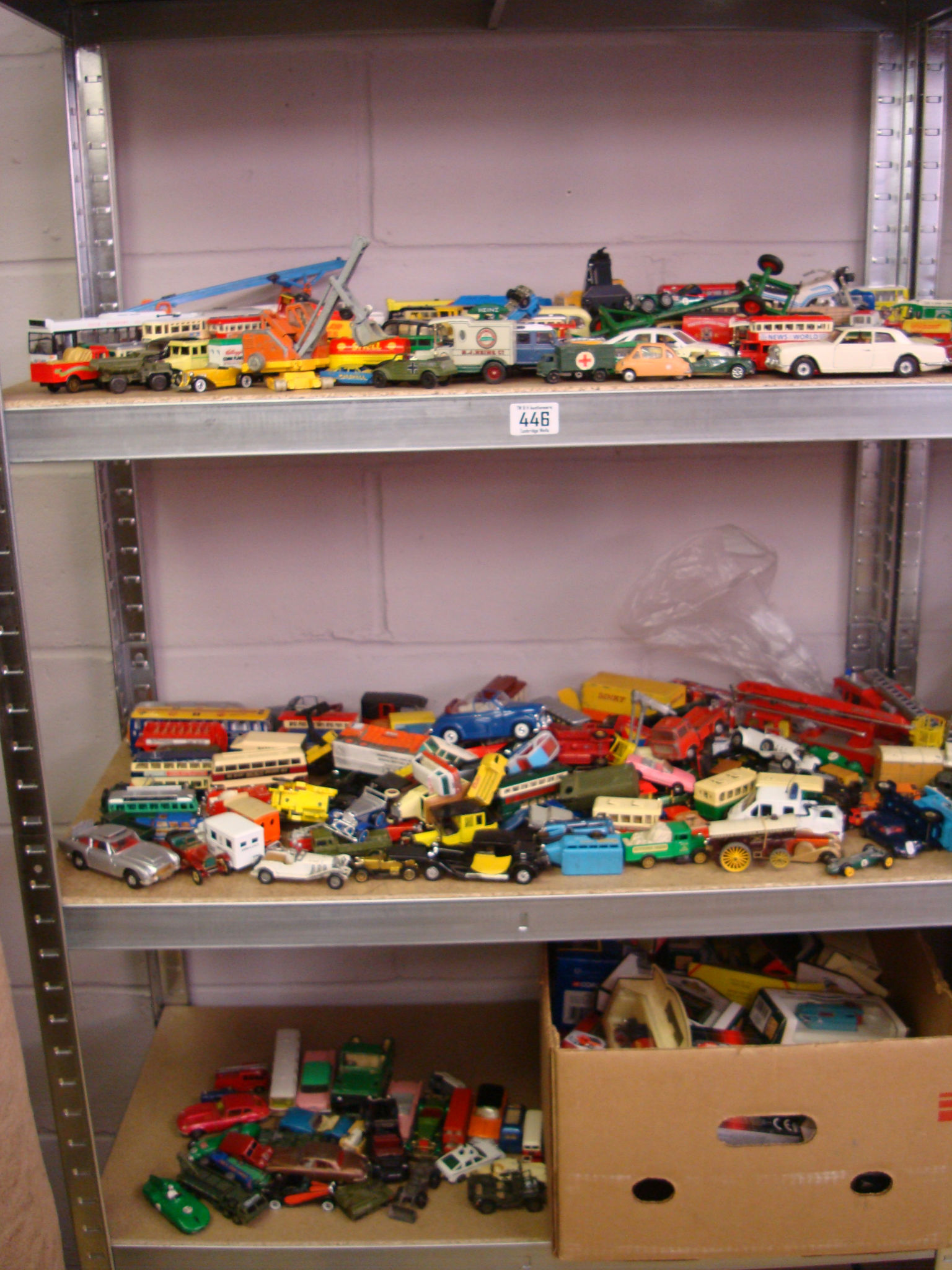 A large collection of Dinky, Corgi, Matchbox, Vanguard etc,