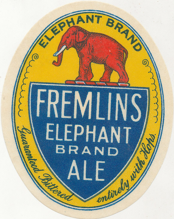 BEER LABELS, Fremlins (Maidstone), mixed brands, Wartime, small vo, G, 5