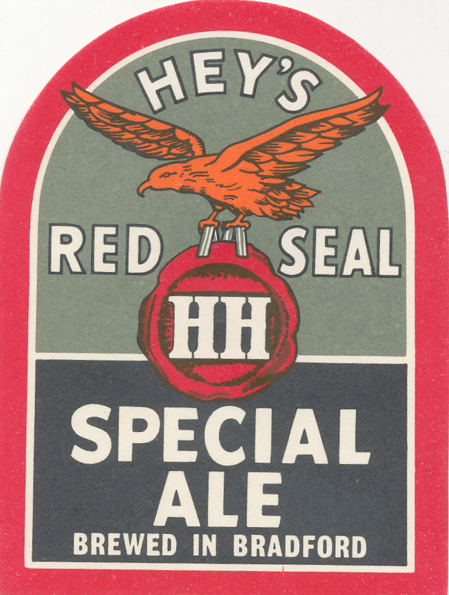 BEER LABELS, Hey`s (Bradford), Victory Ale (2), Red Seal Special, 1950s/60s, beehive (2), vo (1),