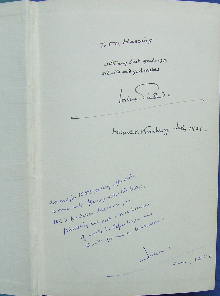 THEATRE, John Gielgud selection, hardback edition of Early Stages, signed by Gielgud to blank