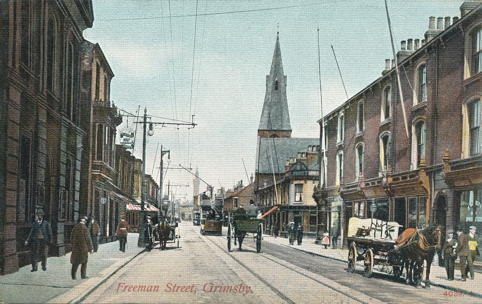 LINCOLNSHIRE, P2 onwards, inc Views, Buildings, Immingham Dock, Village and St. Sc. at Grimsby,