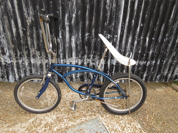 A Thunderbird chopper type bicycle