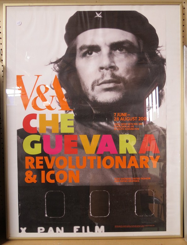 A V&A art poster- Che Guevara, framed and glazed