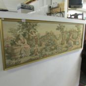 A French framed tapestry