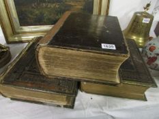 3 Victorian family bibles (a/f)