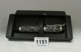 A new boxed Orchid fountain pen