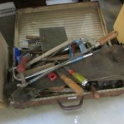 An old case containing tools