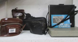 A quantity of old camera's including cine etc