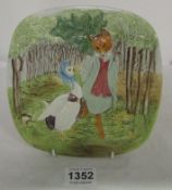 A Beswick 'Scenes from Beatrix Potter' wall plate