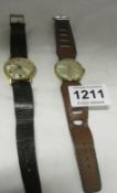 2 wristwatches, (Avia and Timex)