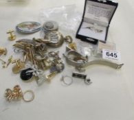 A mixed lot of costume jewellery including watches etc