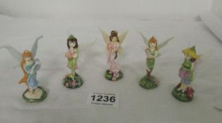 5 Royal Doulton Fairies