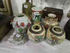 6 pieces of Oriental china