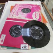 A quantity of 78rpm and 45rpm records including Bill Haley, Paul Anka etc