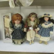 4 collector's dolls including Leonardo