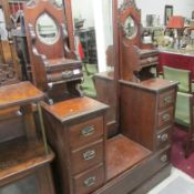 A Victorian mahogany dressing table