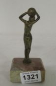 An original Art Deco spelter figurine