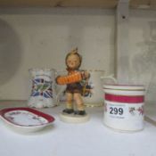 A mixed lot including Goeble figure