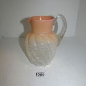 A good Victorian glass jug