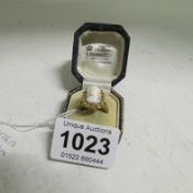 A 9ct gold Cameo ring, size L