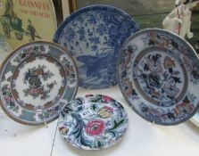 4 Oriental plates
