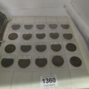 An album of mixed coins