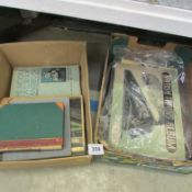 2 boxes of Railway books and model railway ephemera