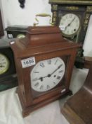 A mahogany bracket clock