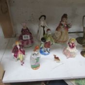 A mixed lot of figurines