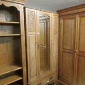 An art Nouveau wardrobe