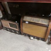 2 vintage radios