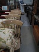 A set of 4 kitchen chairs