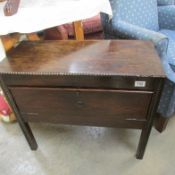 An old blanket box