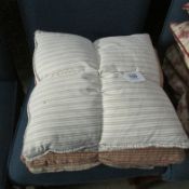 4 good quality check cushions