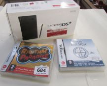 A Nintendo DS and 2 games