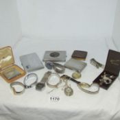 A mixed lot of watches, jewellery etc