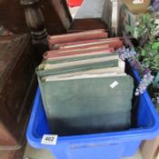 A box of books on The Great War