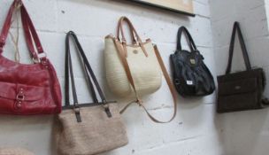 5 vintage handbags