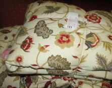 A pair of good quality fully lined curtains (250cm Deep x 240cm wide) with pelmet