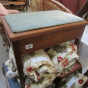 A dressing table stool