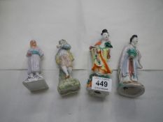 A quantity of porcelain figures etc