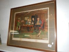 A Cecil Aldin framed print entitled The Connoisseurs