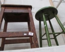 2 old stools