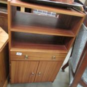 A teak cabinet