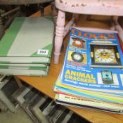 A quantity of clocks and timecraft magazines, some bound