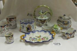 A mixed lot of Continental porcelain