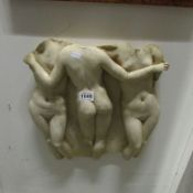 A nude wall plaque